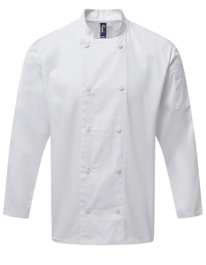 Chef´s Long Sleeve Coolchecker® Jacket in White, Größe 4XL