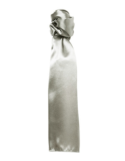 Women´s Business Scarf - Plain in Silver (ca. Pantone 427C), Größe 140 x 25 cm