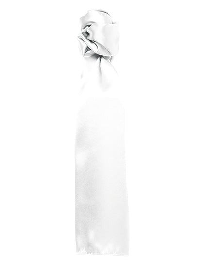 Women´s Business Scarf - Plain in White, Größe 140 x 25 cm