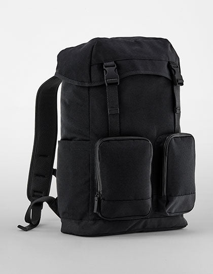 Stockholm Laptop Rucksack in Black, Größe 50 x 33 x 13 cm