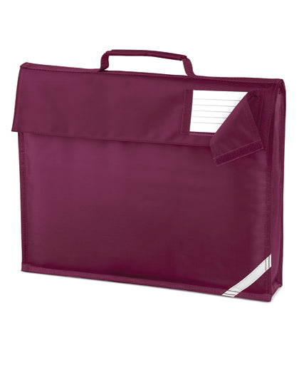 Junior Book Bag in Burgundy, Größe 37 x 30 x 6 cm