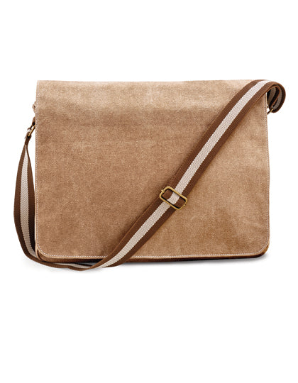 Vintage Canvas Despatch Bag in Sahara, Größe 40 x 30 x 12 cm