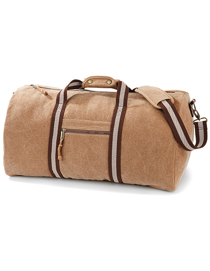Vintage Canvas Holdall in Sahara, Größe 58 x 30 x 30 cm