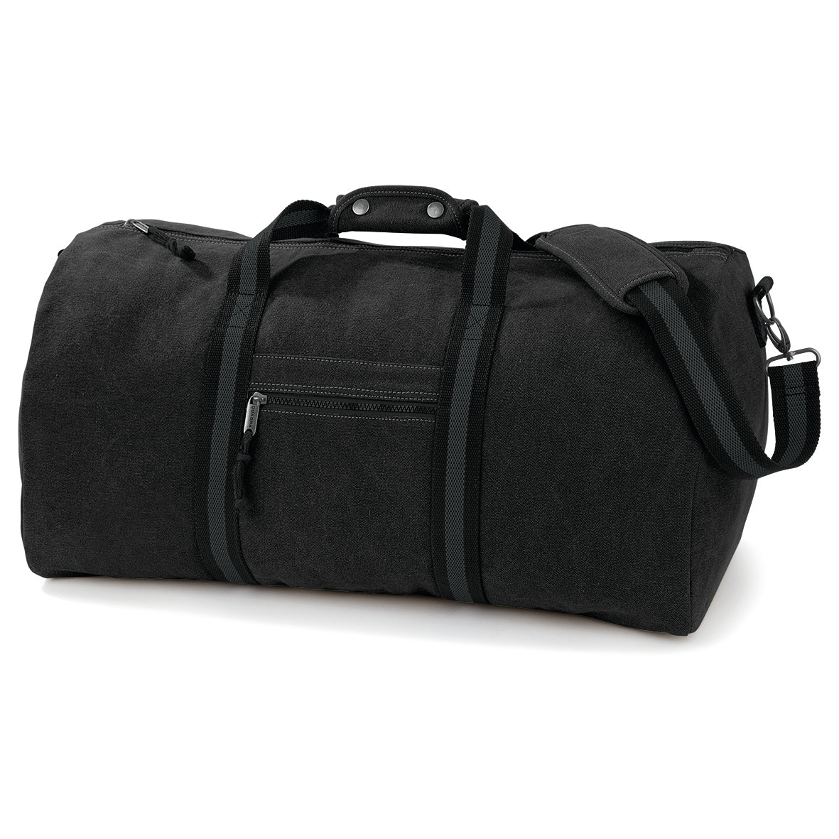 Vintage Canvas Holdall in Vintage Black, Größe 58 x 30 x 30 cm