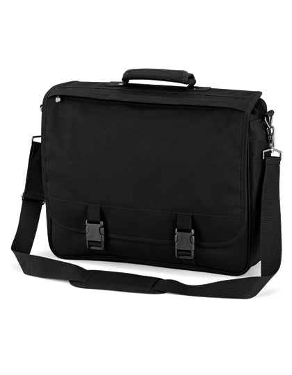 Portfolio Briefcase in Black, Größe 41 x 34 x 10 cm