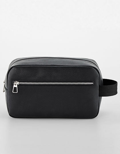 Tailored Luxe Wash Bag in Black, Größe 25,5 x 16 x 9 cm