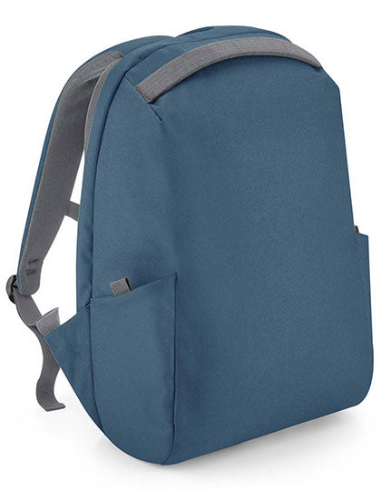 Project Recycled Security Backpack Lite in Slate Blue, Größe 30 x 45 x 17 cm