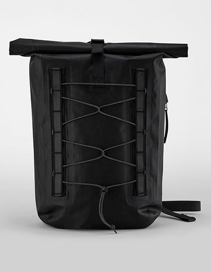 Waterproof Bike Roll-Top in Black, Größe 31 x 12,5 x 46 cm