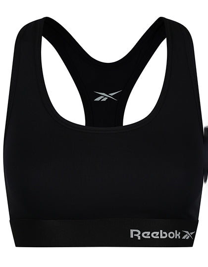 Women´s Sports Crop Top - Steffi in Black, Größe L