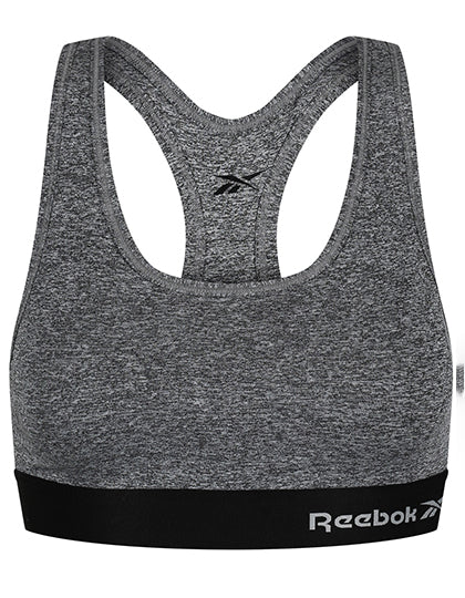 Women´s Sports Crop Top - Simone in Grey Marl, Größe L