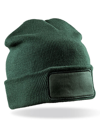Double Knit Printers Beanie in Bottle, Größe One Size