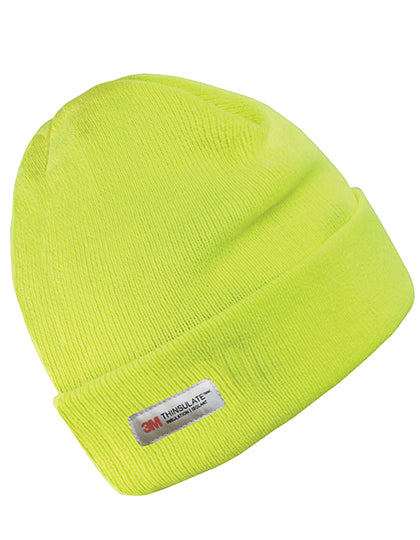 Lightweight Thinsulate Hat in Fluorescent Yellow, Größe One Size
