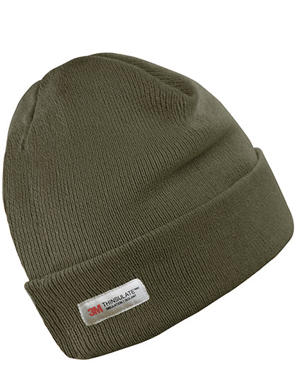 Lightweight Thinsulate Hat in Olive Green, Größe One Size