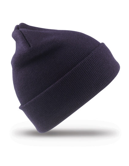 Junior Woolly Ski Hat in Navy, Größe One Size