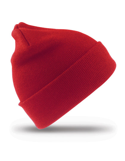 Junior Woolly Ski Hat in Red, Größe One Size