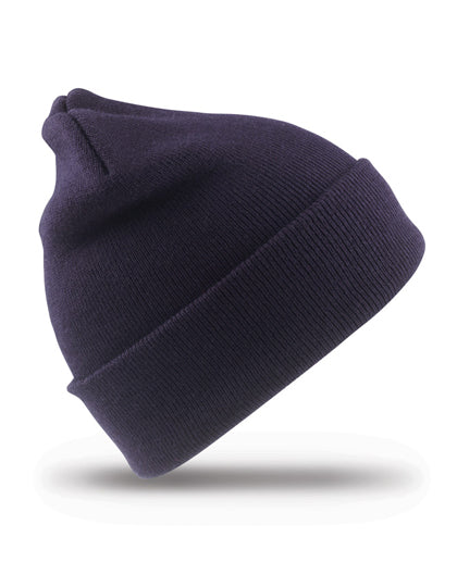 Woolly Ski Hat in Navy, Größe One Size