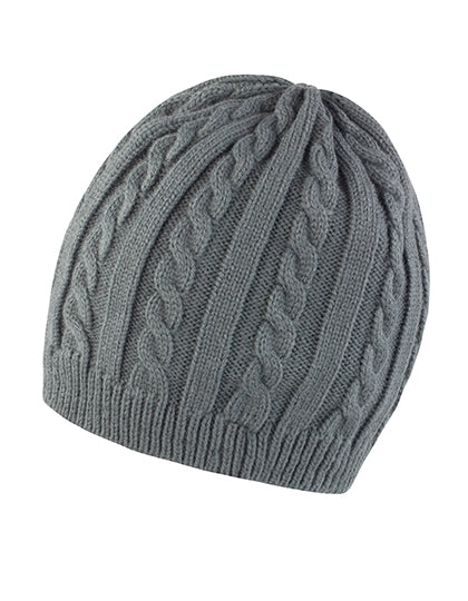 Mariner Knitted Hat in Grey, Größe One Size