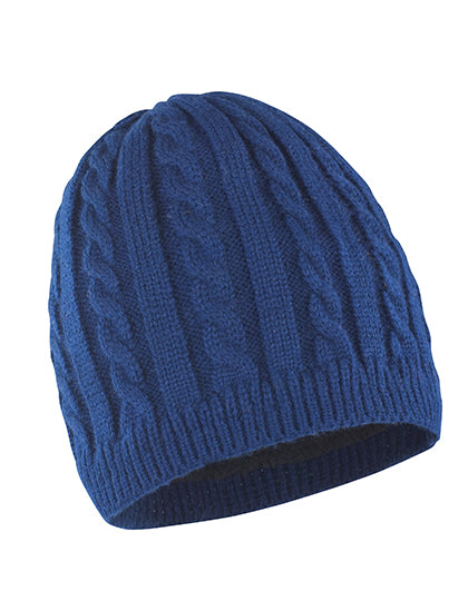 Mariner Knitted Hat in Navy, Größe One Size