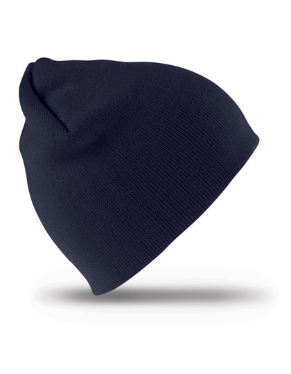 Soft Feel Cuffless Beanie in Navy, Größe One Size