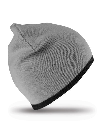 Soft Feel Cuffless Reversible Beanie