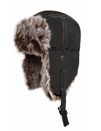 Classic Sherpa Hat in Jet Black, Größe L