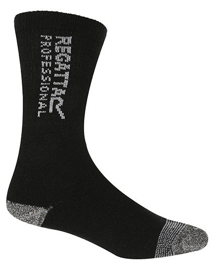 Workwear Socks (3 Pair Pack) in Black, Größe 39/46
