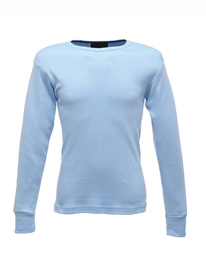 Thermal Long Sleeve Vest in Blue, Größe XXL