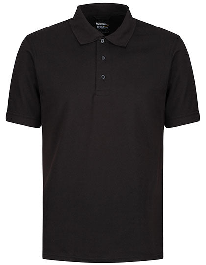 Men´s Classic Polo 65/35 in Black, Größe 4XL
