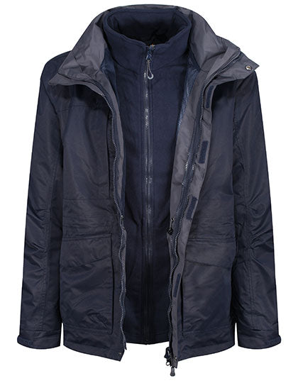 Men´s Benson III Breathable 3 in 1 Jacket in Navy, Größe 4XL