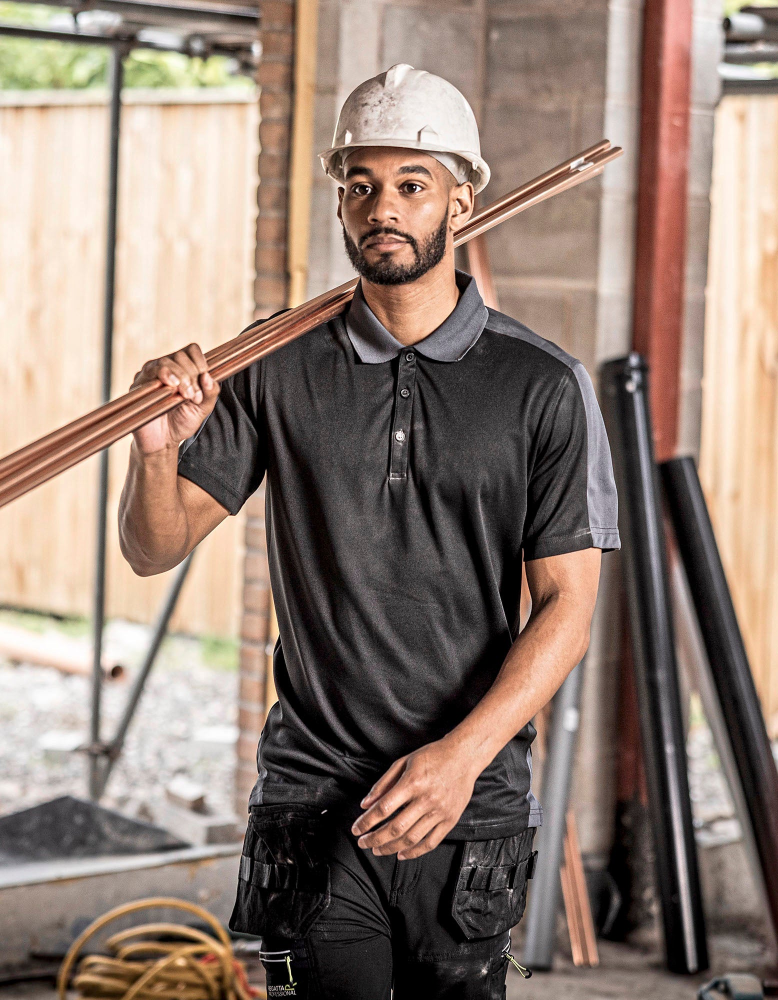 Contrast Coolweave Polo