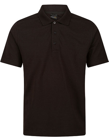 Pro 65/35 Short Sleeve Polo in Black, Größe 4XL