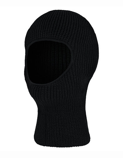 Open Face Balaclava in Black, Größe One Size