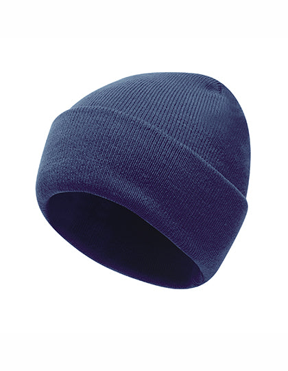 Axton - Cuffed Beanie in Navy, Größe One Size