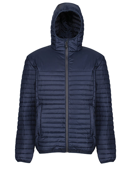 Honestly Made Recycled Thermal Jacket in Navy, Größe XS