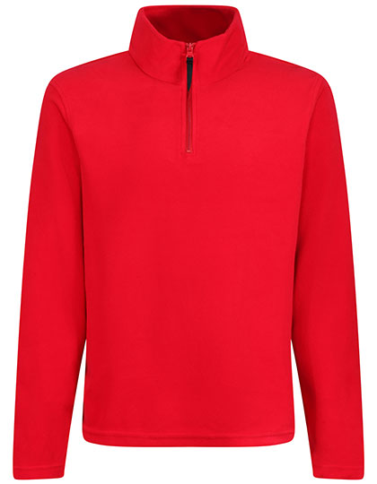 Micro Zip Neck in Classic Red, Größe 4XL