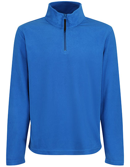 Micro Zip Neck in Royal Blue, Größe 4XL