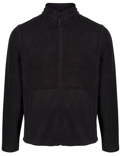 Classic Microfleece Jacket in Black, Größe 3XL