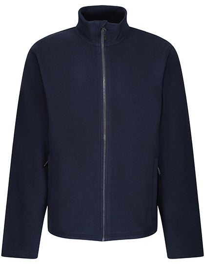 Honestly Made Recycled Full Zip Microfleece in Navy, Größe 3XL