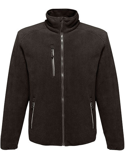 Omicron III Waterproof Breathable Fleece Jacket in Black, Größe 3XL