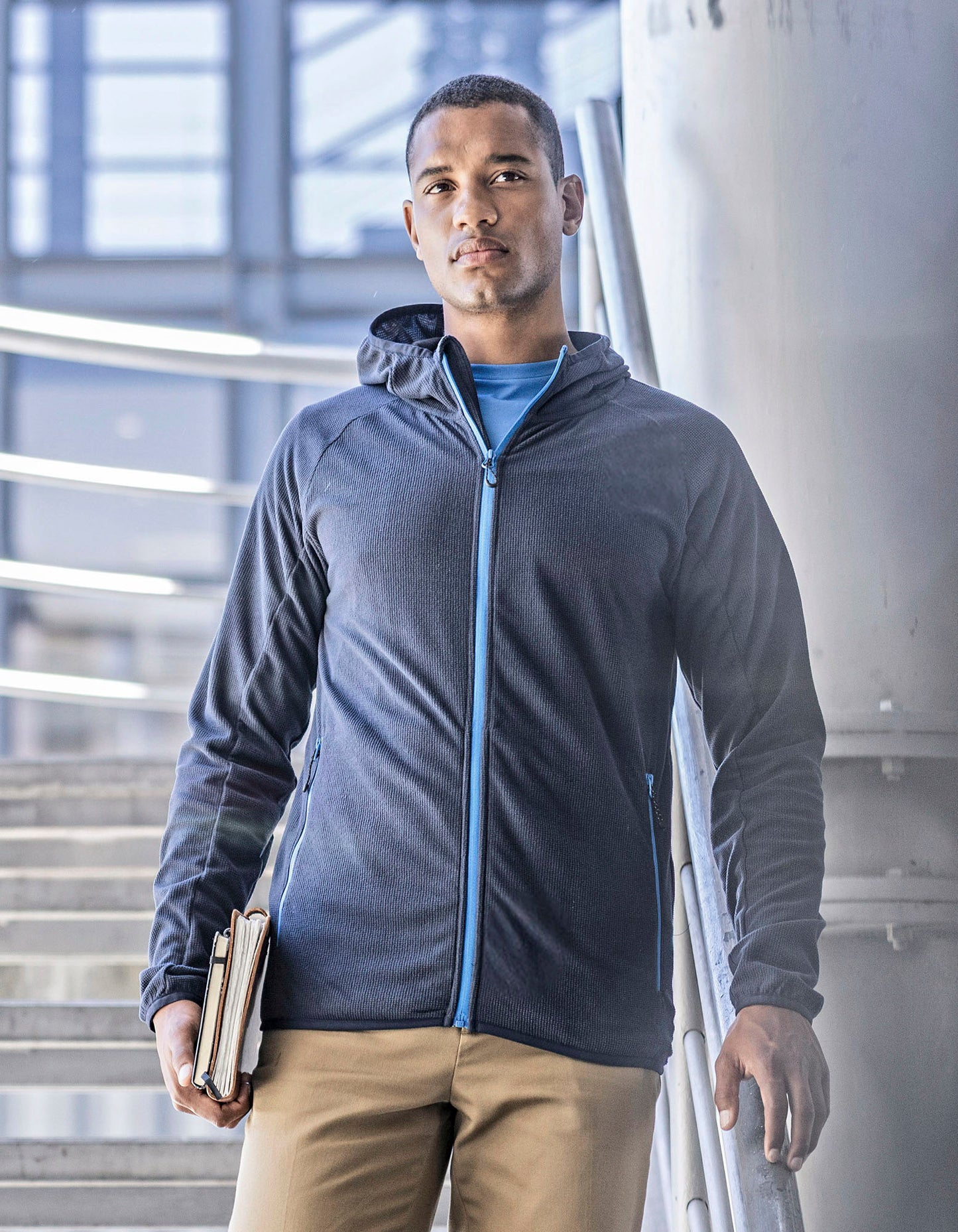 Navigate Hooded Full Zip Fleece