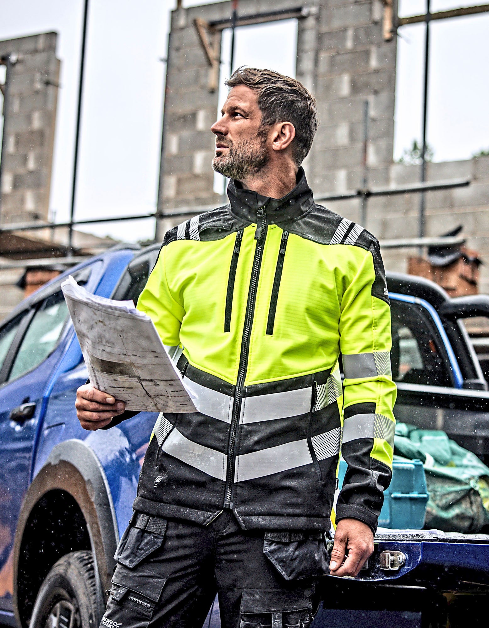 Hi-Vis X-Pro 3 Layer Softshell Jacket (Class 2)
