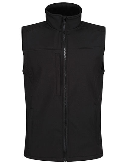 Flux Softshell Bodywarmer in All Black, Größe 6XL
