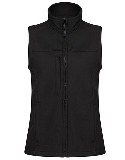 Women´s Flux Softshell Bodywarmer in All Black, Größe 48 (22)