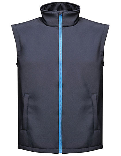 Ablaze Printable Bodywarmer in Navy, Größe XS