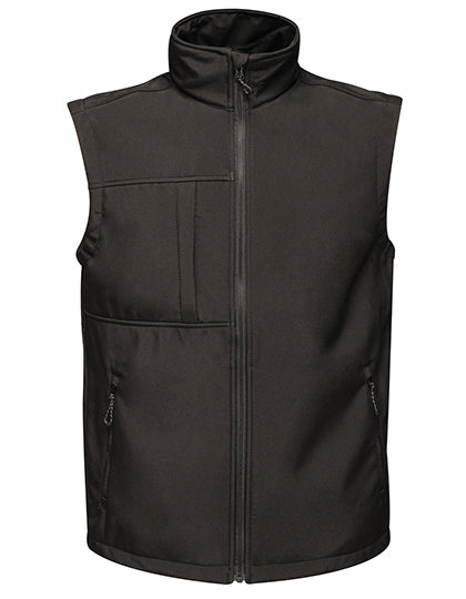 Men´s Octagon II Printable Softshell Bodywarmer in Black, Größe 5XL