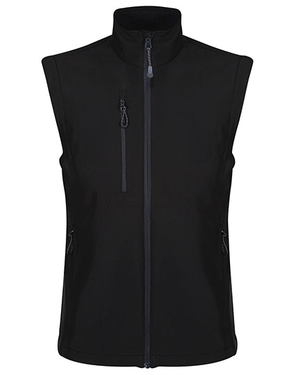 Honestly Made Recycled Softshell Bodywarmer in Black, Größe XS
