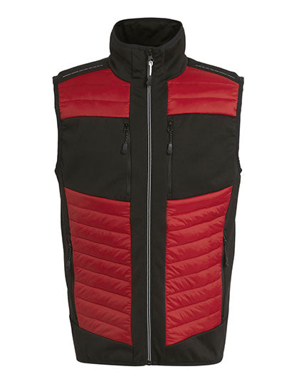 E-volve Unisex Thermal Hybrid Bodywarmer in Classic Red, Größe 3XL