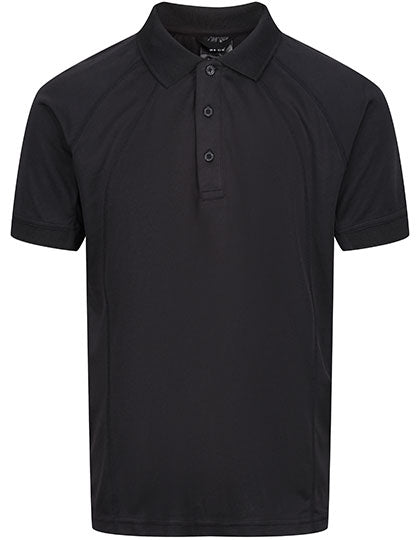Coolweave Wicking Polo in Black, Größe XS