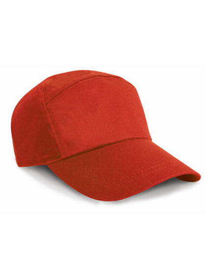 7-Panel Advertising Cap in Red, Größe One Size
