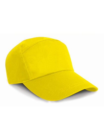 7-Panel Advertising Cap in Yellow, Größe One Size